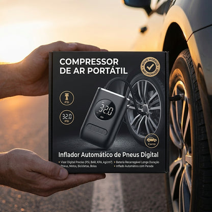 Mini Calibrador de ar Portátil