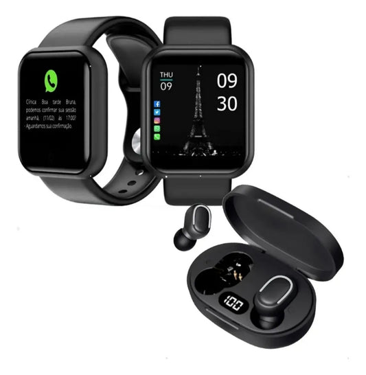 Kit Presente Dia dos Pais Smartwatch E Fone Bluetooth🎁